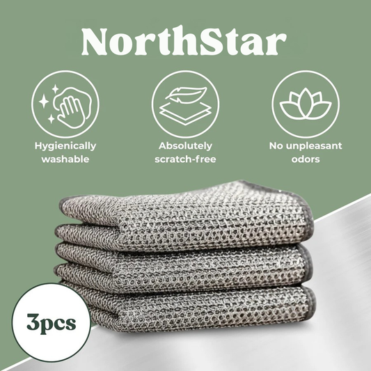 NorthStar– Hygienic Steel Mesh for Tough, Scratch-Free Cleaning