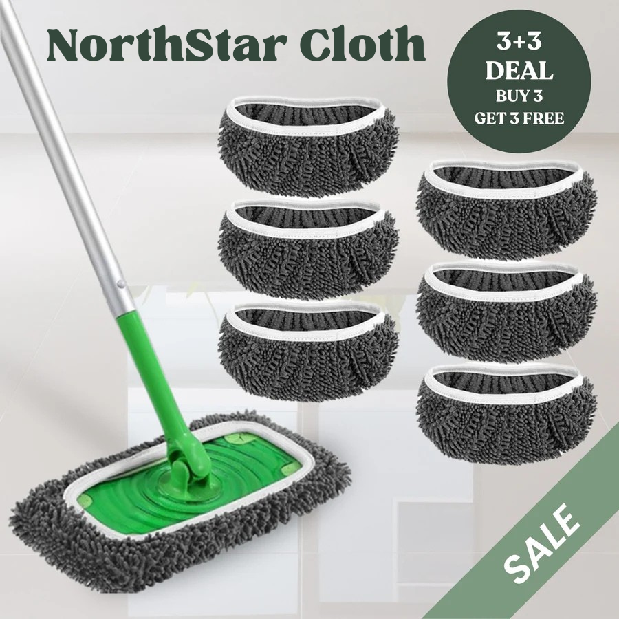 NorthStar Cloth – Washable & Reusable Mop Pads for Effortless Cleaning