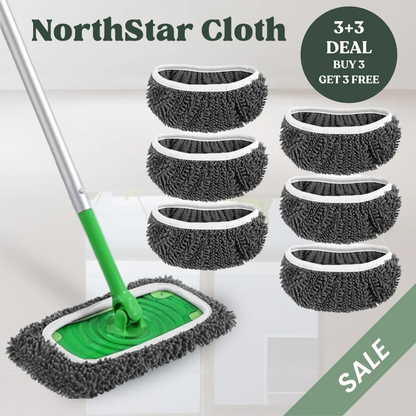 NorthStar Cloth – Washable & Reusable Mop Pads for Effortless Cleaning